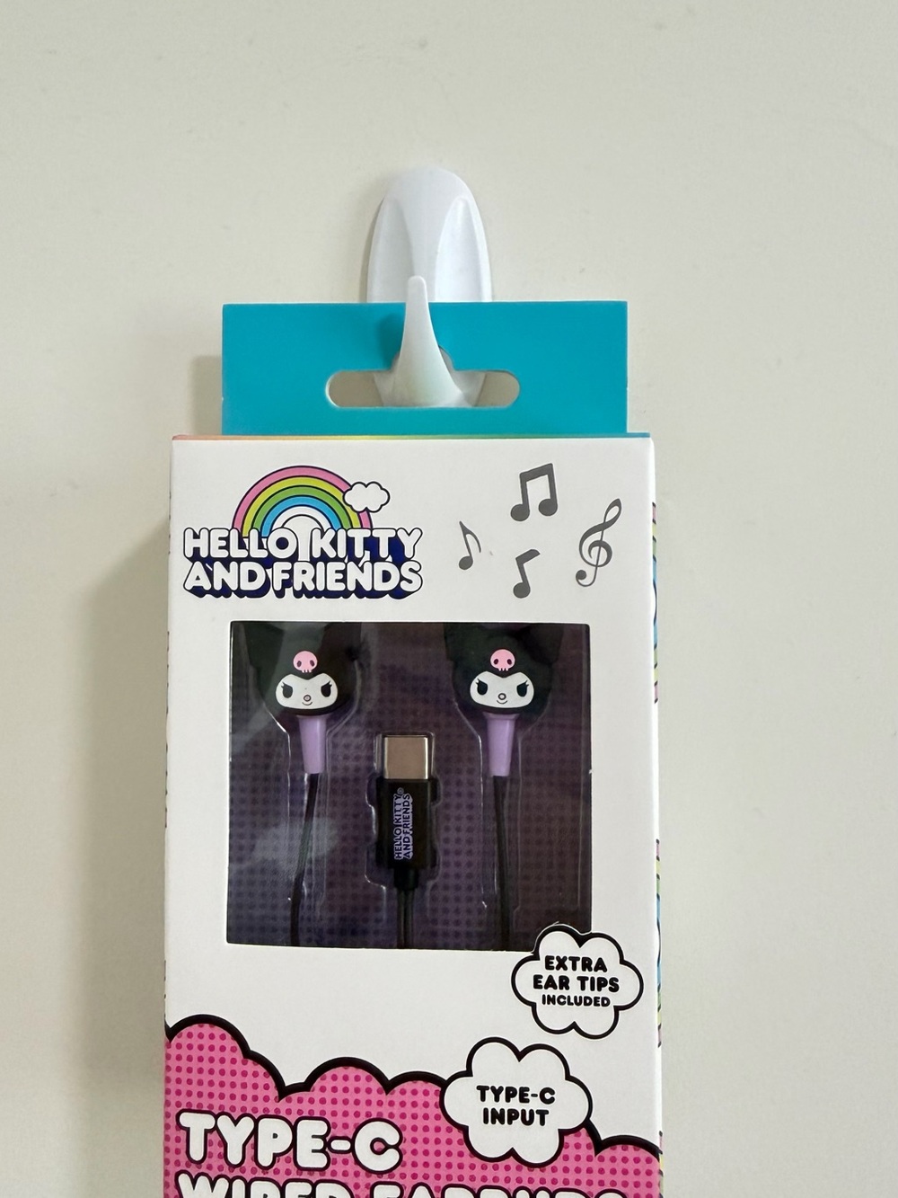 Sanrio Hello Kitty & Friends Purple Type-C Earbuds